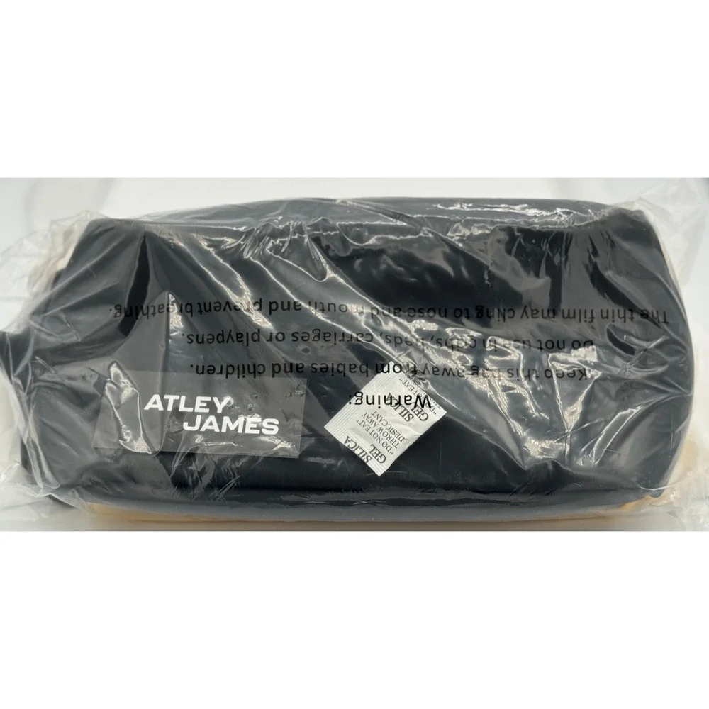Atley James Travel and Toiletry Bag Yellow / Black - NEW Sealed 11
